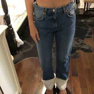 Zara Mom Jeans / oversized boyfriend jeans